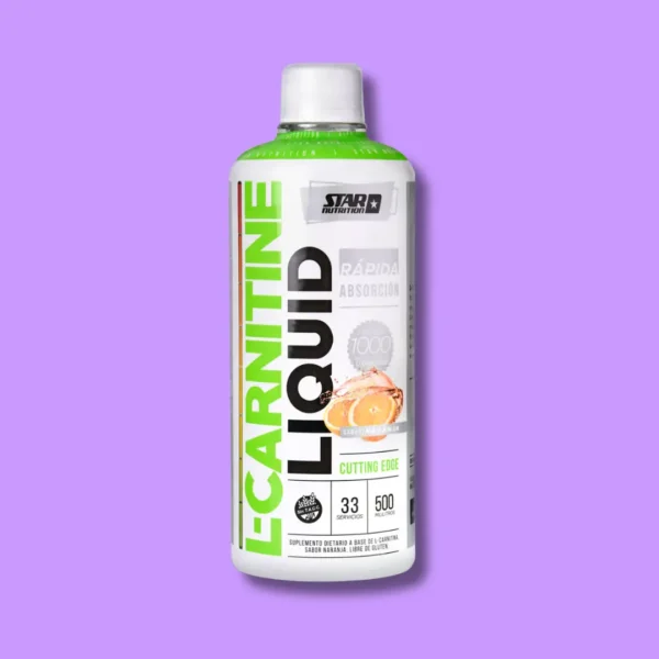 Botella de L-Carnitina líquida Star Nutrition, suplemento para energía y quema de grasa