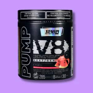 Frasco de Pre-Entreno Pump V8 Star Nutrition, energía y foco para entrenamientos intensos