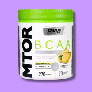 Frasco de BCAA Star Mtor, aminoácidos esenciales para recuperación y síntesis muscular