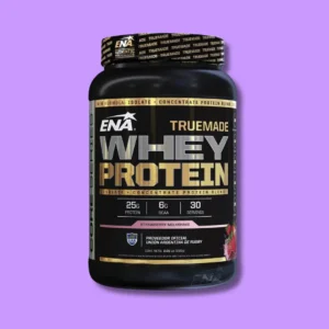 Envase de proteína ENA True Made 2lb, fórmula de suero para desarrollo muscular