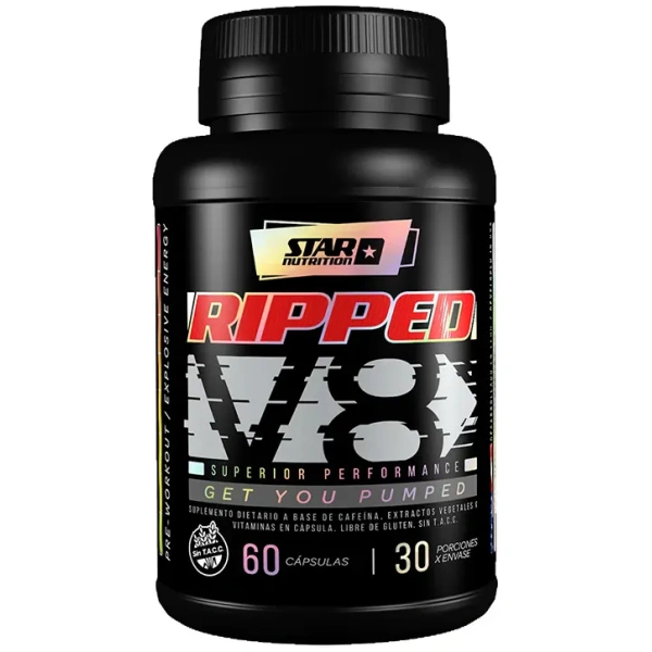 Star Pump V8 Ripped (60 capsulas)