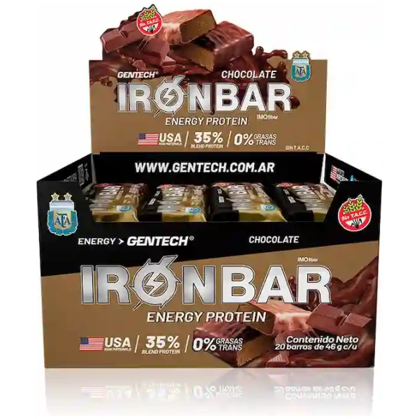 Iron Bar - Caja de barritas proteicas - Imagen 3