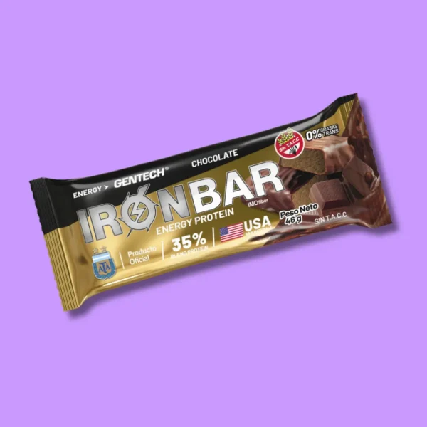 Barrita proteica individual Iron Bar, snack alto en proteínas