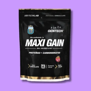 Paquete negro de creatina gentech
