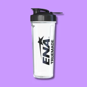 Shaker ENA Premium con diseño ergonómico y tapa a rosca
