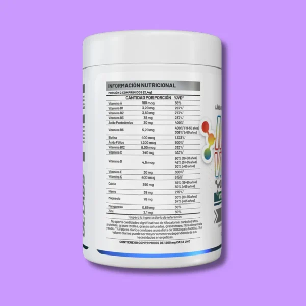 Información de Multivitaminico Gentech