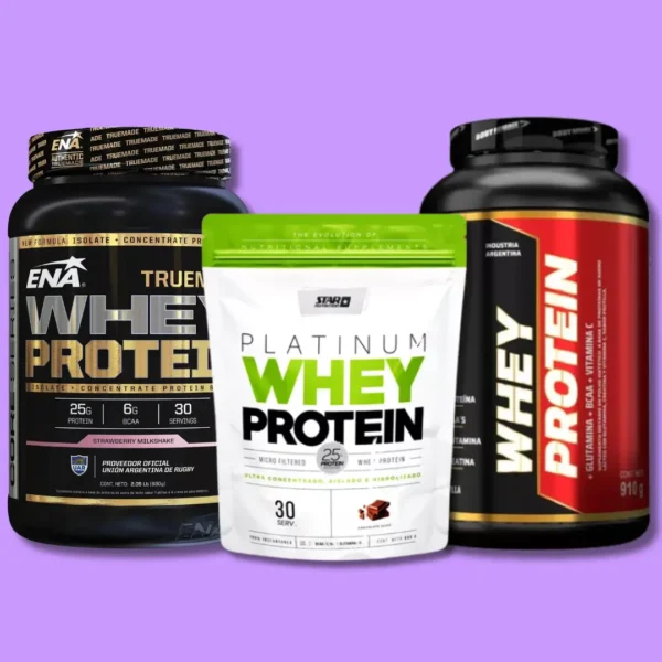 Proteinas de distintas marcas